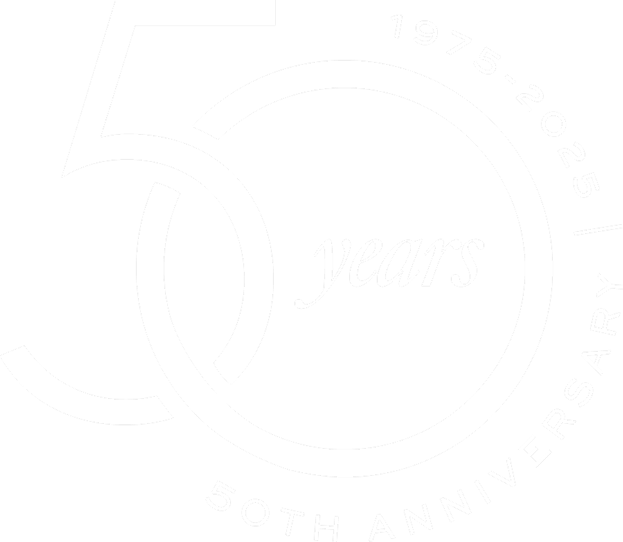 50 years — 1975–2025 — 50th Anniversary